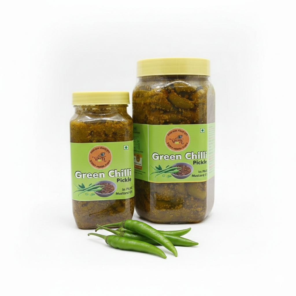 Green Chilli Pickle — organic herbal product from best sweet shop in Haridwar