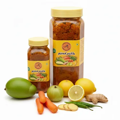 Mixed Pickle (मिक्स अचार) – Vrindavan Aushadhiya Misthan, Haridwar