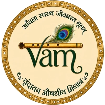 Vrindavan Aushadhiya Misthan logo